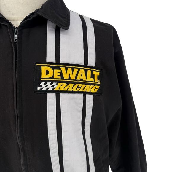 Y2K Vintage DeWalt Racing Matt Kenseth Jacket Zipper Front Lined Team Caliber - Picture 4 of 8